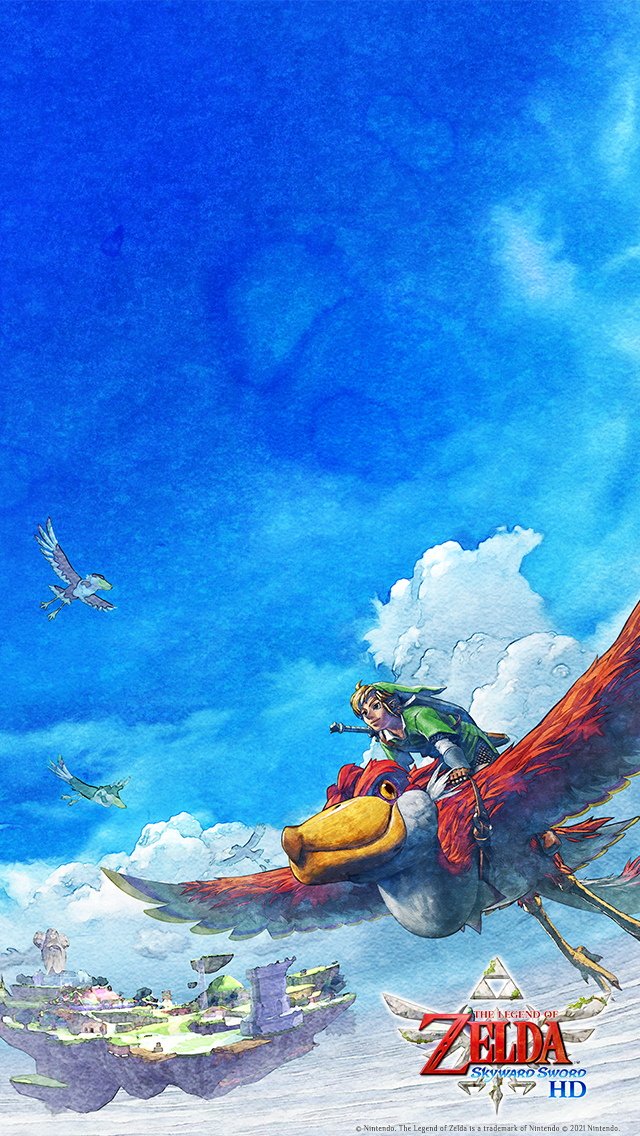 my.nintendo.com/Wallpaper - Link & Loftwing - The Legend of Zelda - Skyward Sword HD/Zelda_Skyward_HD_Link_Loftwing_(640x1136).jpg